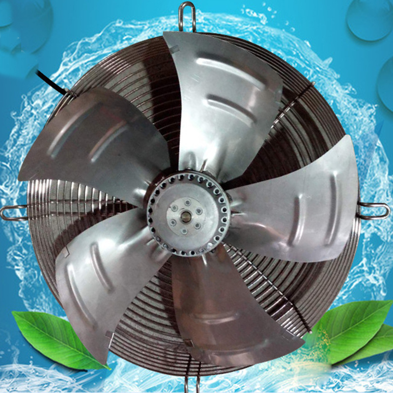 Rotor extérieur ventilateur axial flux maille couvercle ventilateur équipement de réfrigération gros congélateur ventilateur 304 en acier inoxydable